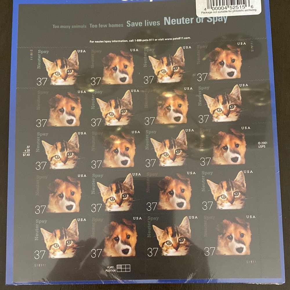 USPS save lives stamps sheet